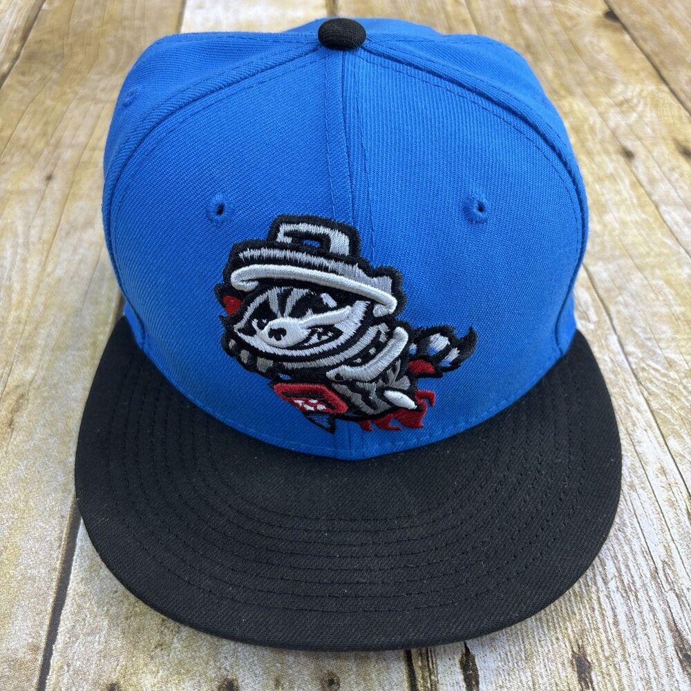 New Era 59FIFTY Rocket City Trash Pandas Hat Cap 7-1/4 MiLB FLAW